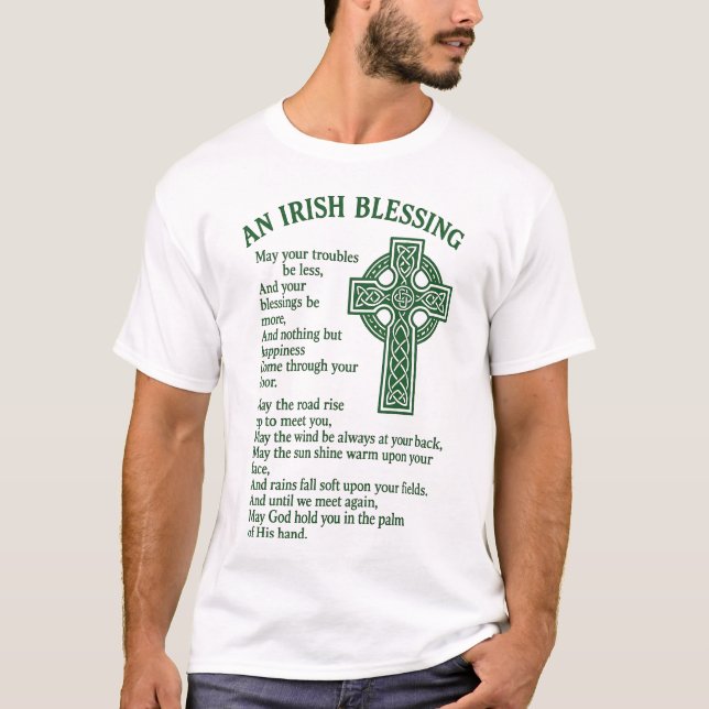 Camiseta Una bendición irlandesa (Anverso)