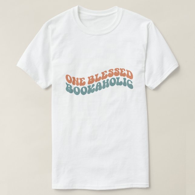 Camiseta una bendita biblioteca (Diseño del anverso)