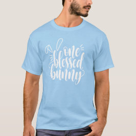 Camiseta Una bendita caligrafía de pascua para conejitos | 