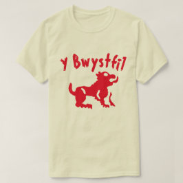 Camiseta Una bestia con texto de bwystfil