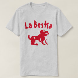 Camiseta Una bestia con texto La bestia