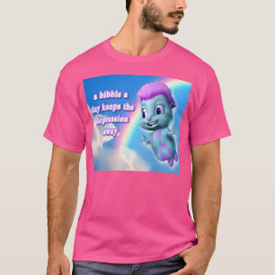 Camiseta Una Biblia A Los Días Mantiene Alejada La Depresió