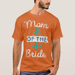 Camiseta Una boda náutica divertida favorece a la madre de 