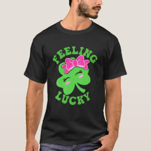 Camiseta Una Bonita Sensación De Ropa Afortunada Shamrock F