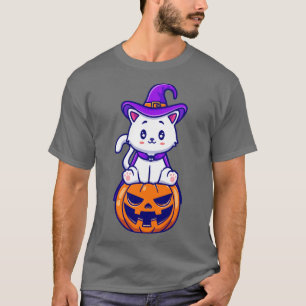 Camiseta Una Bruja De Gato Cuidada Sentada En El Personaliz