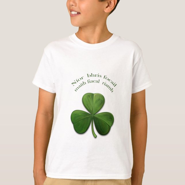 Camiseta Una buena palabra nunca rompió un diente (Anverso)