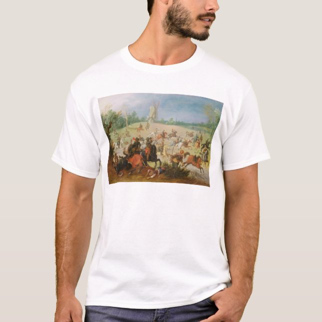 Camiseta Una caballería lucha (Anverso)