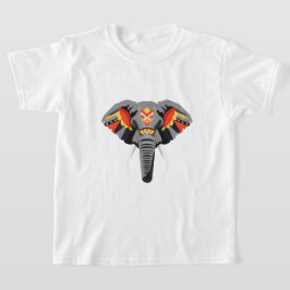 Camiseta Una cabeza de elefante