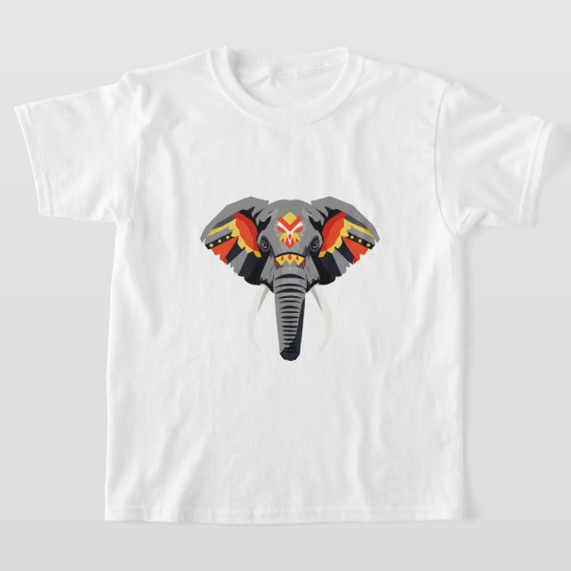 Camiseta Una cabeza de elefante  (Distribución)