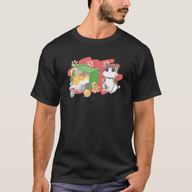 Camiseta Una Caja De Gato Para Ustedes Hombres Mujeres Ee (Anverso)