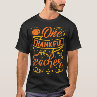 Camiseta Una Calabaza De Maestros De Agradecimiento De Sali
