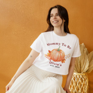 Camiseta Una calabaza está en camino de caer mamá a ser
