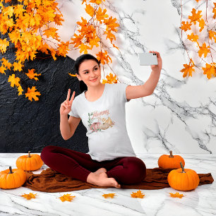 Camiseta Una calabaza está en camino - Mamá para ser