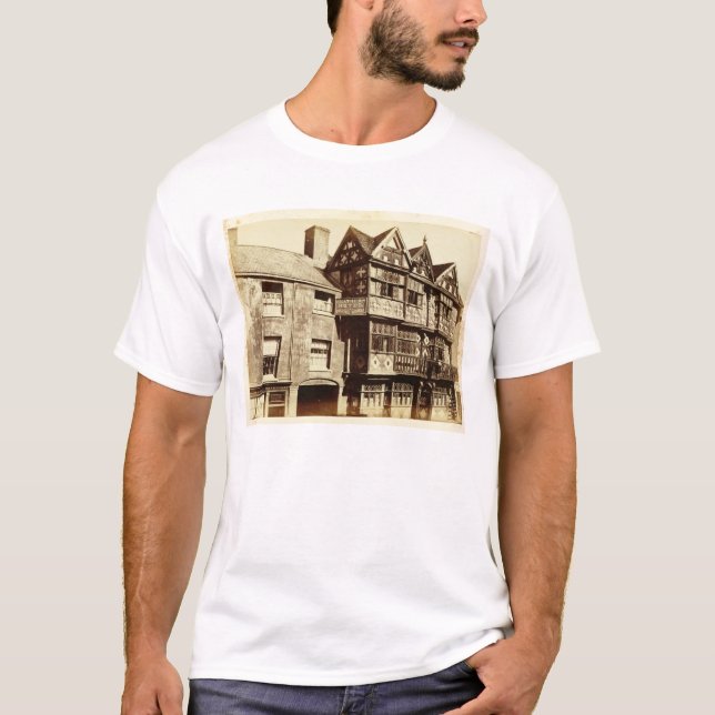 Camiseta Una calle en Ludlow (foto de b/w) (Anverso)