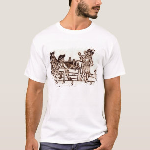 Camiseta Una cámara privada con el tubo y la jarra de