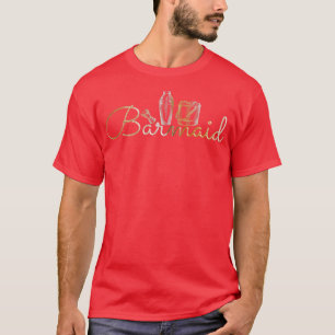 Camiseta Una camarera de barman