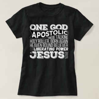 Camiseta Una canción apostólica de Dios
