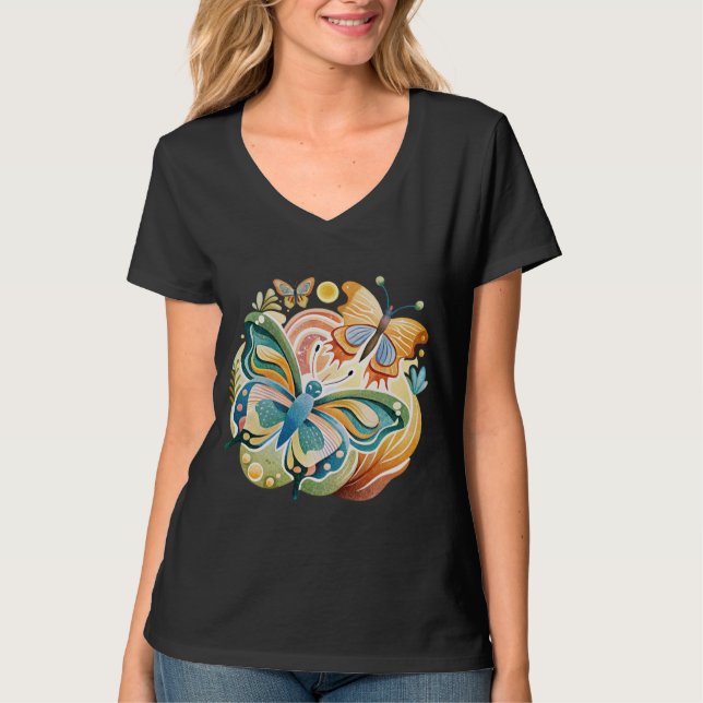 Camiseta Una Canción De Mariposas (Anverso)