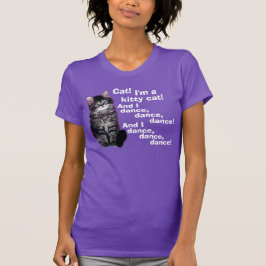 Camiseta Una canción del gato del gatito
