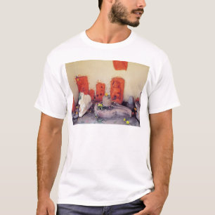 Camiseta Una capilla de una capilla en el Ganges
