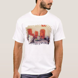 Camiseta Una capilla de una capilla en el Ganges