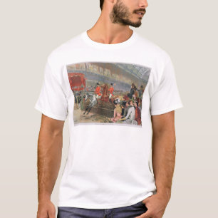 Camiseta Una carrera de caballos, 1886