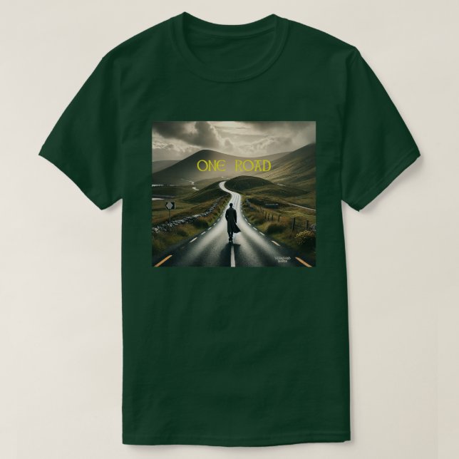 Camiseta Una carretera (Diseño del anverso)