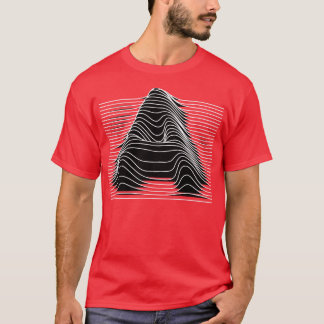 Camiseta Una carta de líneas