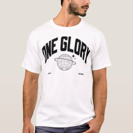 Camiseta Una carta negra de advertencia de gloria