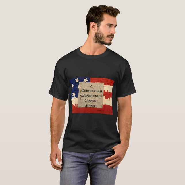 Camiseta Una casa dividida (Anverso completo)