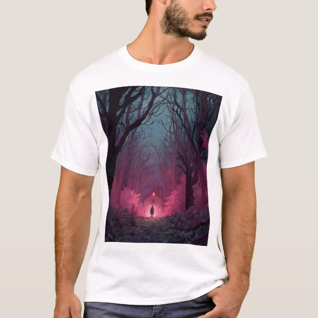 Camiseta Una casa en el bosque (Anverso)