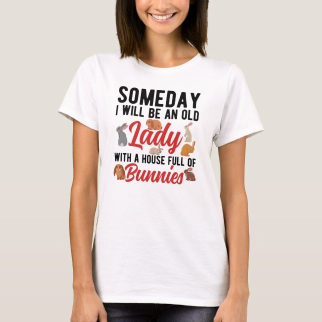 Camiseta Una casa llena de conejos (Anverso)