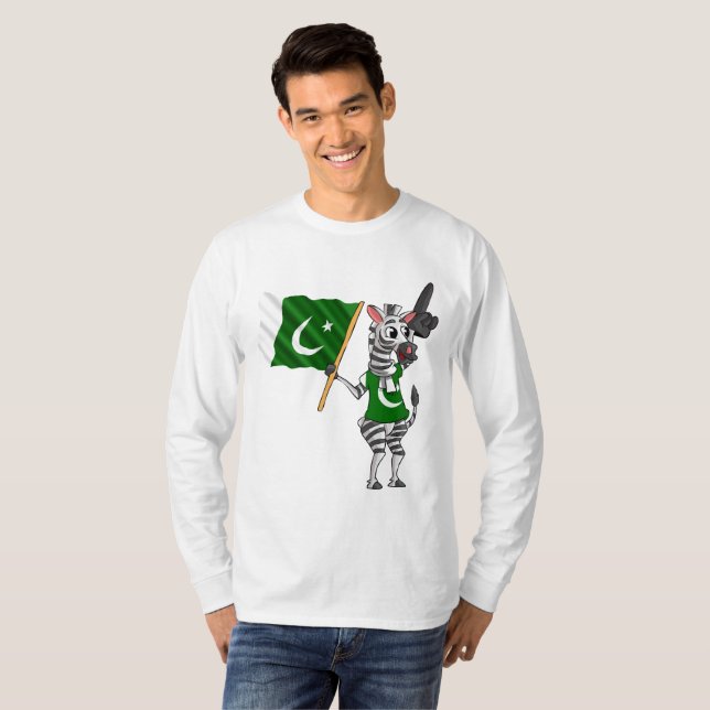 Camiseta Una cebra pakistaní (Anverso completo)