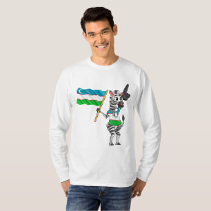 Camiseta Una cebra uzbeka