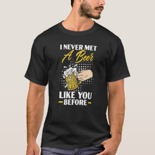 Camiseta Una cerveza como tú, amante del alcohol, bebe alco