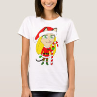 una chica chibi Navidad