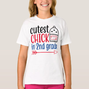 Camiseta Una chica más guapa de 2º grado vuelve a la camise