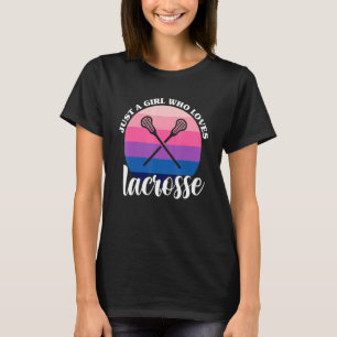 Camiseta Una Chica que ama a las mujeres de Lacrosse Lax La