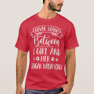 Camiseta Una Chica Y Su Cardigan Welsh Corgi Mom Dog Lady D