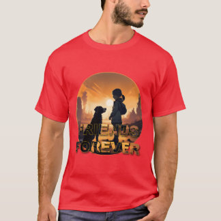 Camiseta Una Chica y sus amigos caninos Forever