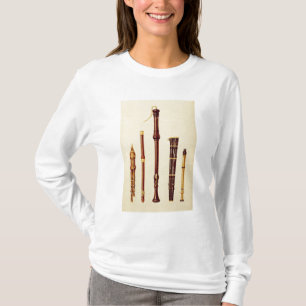 Camiseta Una chirimia doble, una flauta alemana, un recorde