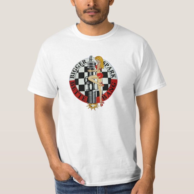 Camiseta Una chispa más grande. Una mejor explosión (Anverso)