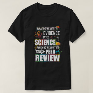 Camiseta Una ciencia divertida basada en evidencia tras una