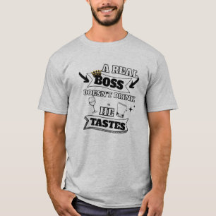 Camiseta Una cita de un verdadero jefe