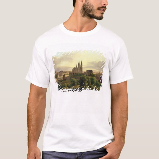 Camiseta Una ciudad medieval en 1830, 1830 (Anverso)