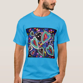 Camiseta Una colección de corazones