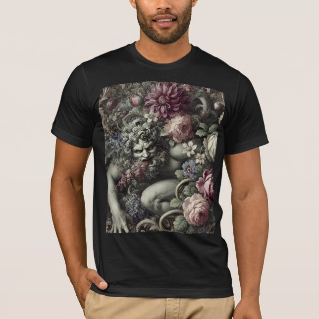 Camiseta 🎭 Una comedia colosal: arte gótico wearable (Anverso)