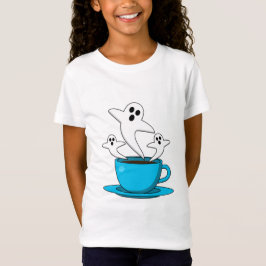 Camiseta Una copa de café para fumar fantasma