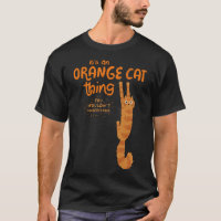 Una cosa de gato Naranja - Gracioso gato tabby col