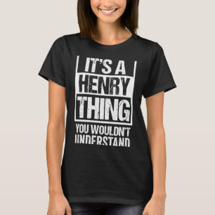 Camiseta Una cosa de henry no entenderías - apellido